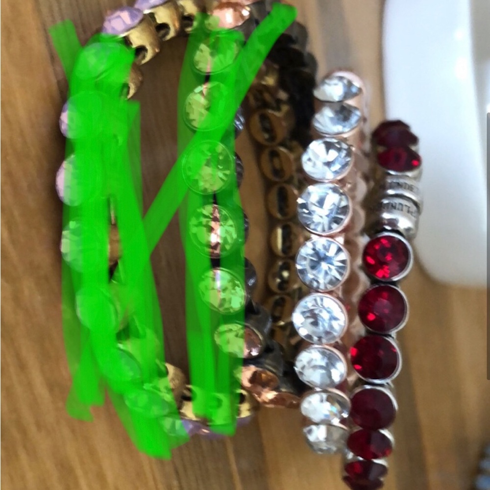 Plunder Multicolor Gemstone Bracelets Set - image 1